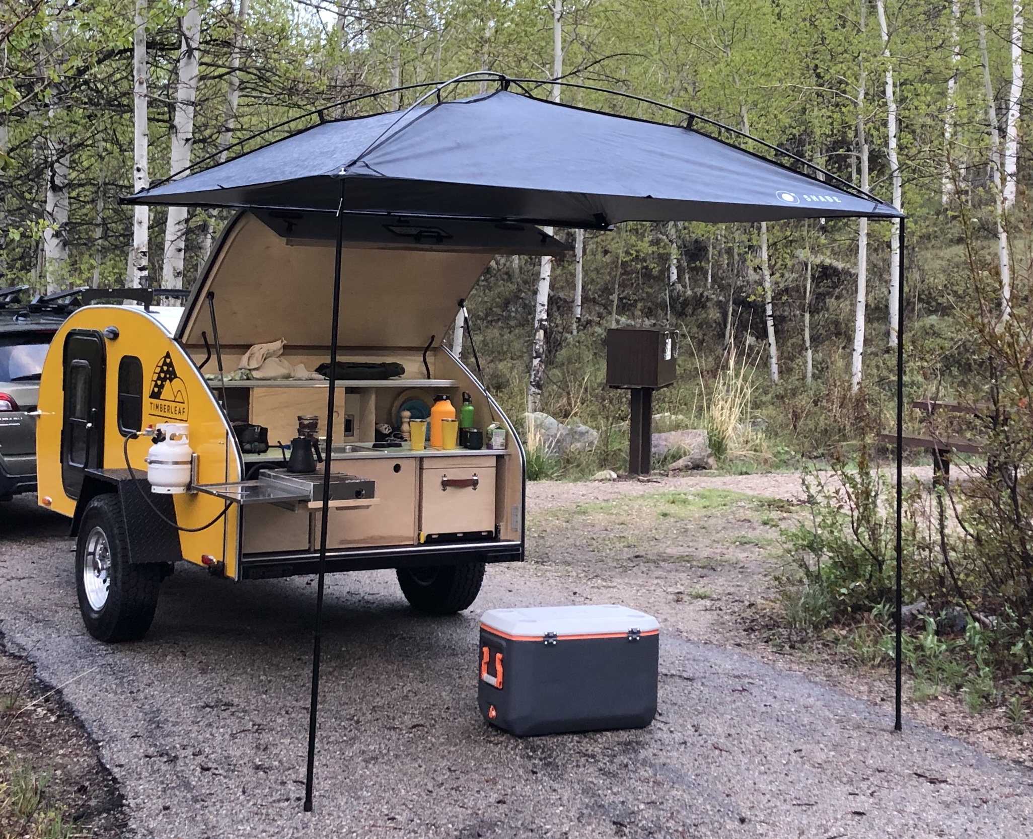 Teardrop Trailer galley